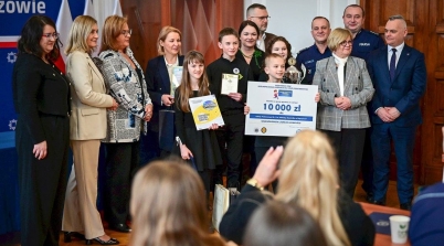 Uroczystość wręczenia nagród konkursu Odblaskowa Szkoła