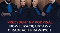 Prezydent podpisał nowelizację ustawy o radcach prawnych