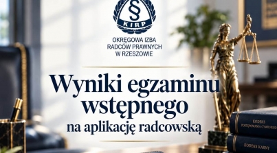 Wyniki egzaminu wstępnego na aplikację radcowską przeprowadzonego w dniu 26 września 2026 r.