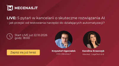 Bezpłatny webinar: Jak skutecznie wdrażać AI w kancelarii?