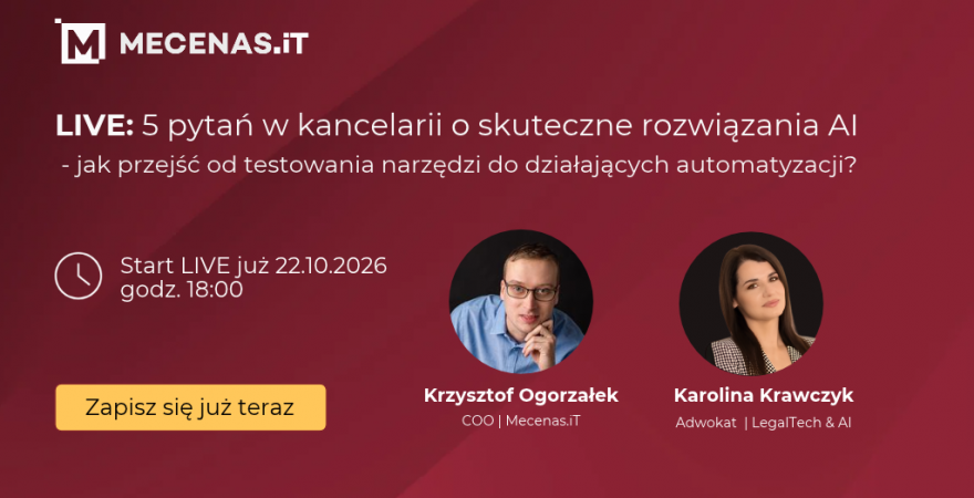 Bezpłatny webinar: Jak skutecznie wdrażać AI w kancelarii?