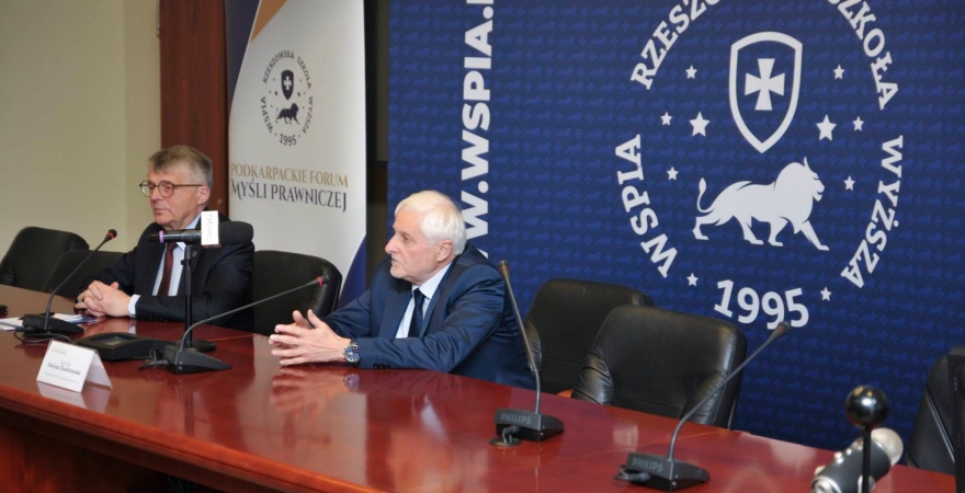  Przewodniczący Krajowej Rady Sądownictwa gościem Podkarpackiego Forum Myśli Prawniczej w Rzeszowie